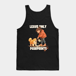 Leave Only Pawprints Tank Top